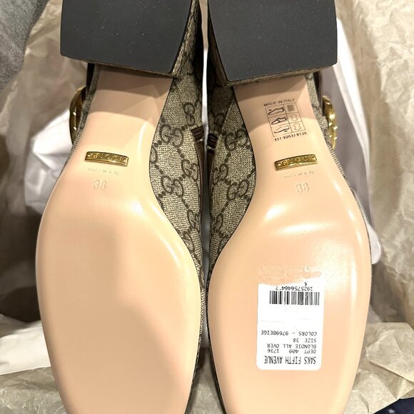 Gucci Blondie Interlocking GG Medallion Logo Ankle Booties Boots Heels - Picture 15 of 16